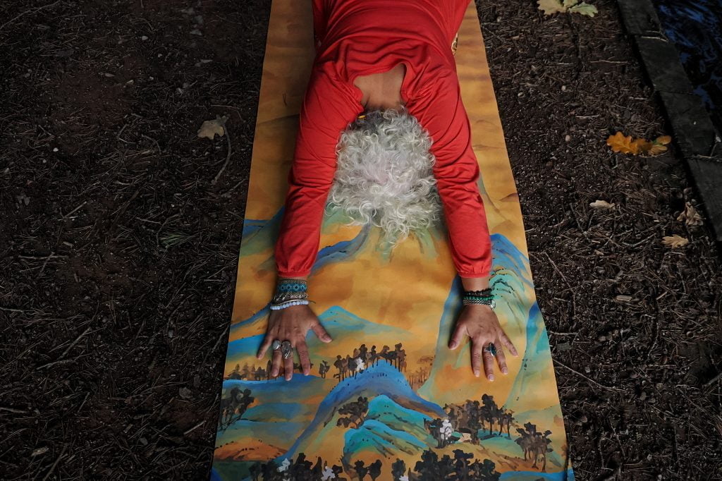 The Empowered Feminine Yoga on mountains